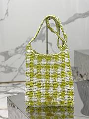 	 Bagsaaa Prada Crochet Tote Green - 29*26CM - 3
