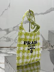 	 Bagsaaa Prada Crochet Tote Green - 29*26CM - 2