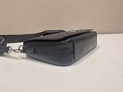 Bagsaaa Prada Saffiano leather shoulder bag black - 22*14.5*5cm - 6