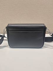 Bagsaaa Prada Saffiano leather shoulder bag black - 22*14.5*5cm - 5