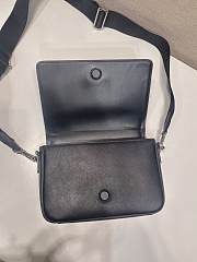 Bagsaaa Prada Saffiano leather shoulder bag black - 22*14.5*5cm - 3
