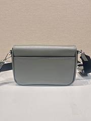 	 Bagsaaa Prada Saffiano leather shoulder bag green - 22*14.5*5cm - 5