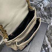 	 Bagsaaa YSL Niki Suede Leather Beige Bag - 28×20×8cm - 6