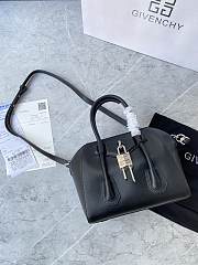 Bagsaaa Givenchy Antigona Lock Tote Bag Black - 23*27*13cm - 5