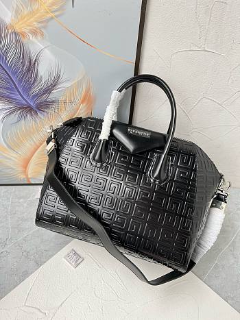 	 Bagsaaa Givenchy Antigona Tote Bag Black Box Leather - 33cm