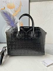 	 Bagsaaa Givenchy Antigona Tote Bag Black Box Leather - 33cm - 4