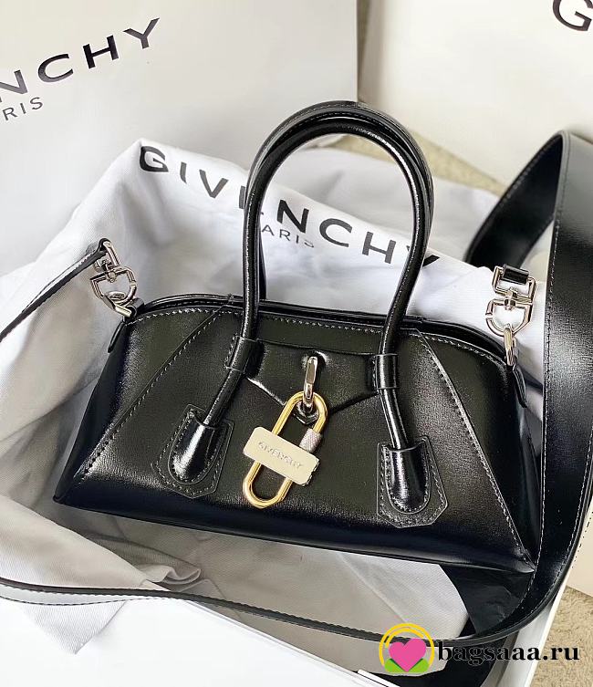 Bagsaaa Givenchy Antigona Strectch Black Bag - 22*12*8cm - 1