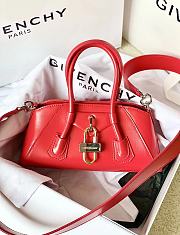	 Bagsaaa Givenchy Antigona Strectch Red Bag - 22*12*8cm - 1