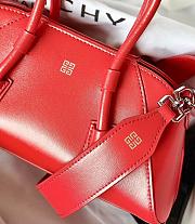 	 Bagsaaa Givenchy Antigona Strectch Red Bag - 22*12*8cm - 4