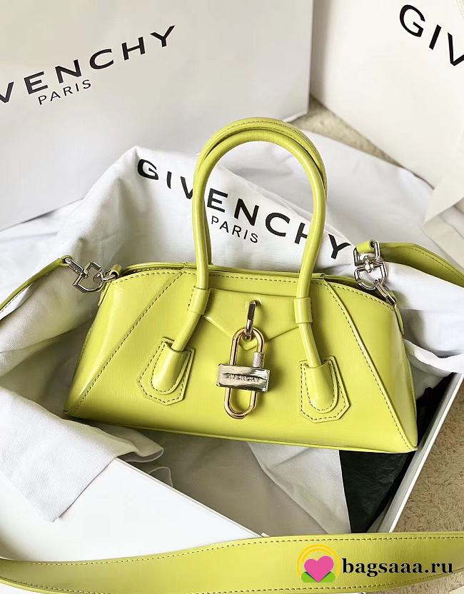 	 Bagsaaa Givenchy Antigona Strectch Yellow Bag - 22*12*8cm - 1
