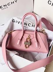 	 Bagsaaa Givenchy Antigona Strectch Pink Bag - 22*12*8cm - 1