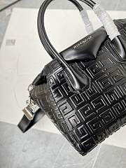 	 Bagsaaa Givenchy Antigona Tote Bag Black Box Leather - 28cm - 5
