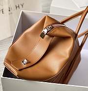 	 Bagsaaa Medium Antigona Soft Lock bag in brown smooth leather - 44*34*7cm - 6