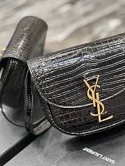 Bagsaaa YSL Kaia Small Bag In Crocodile Leather - 18 x 15.5 x 5.5 cm - 2