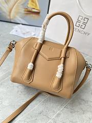 Bagsaaa Givenchy Antigona Lock Tote Bag Light Brown - 23*27*13cm - 2