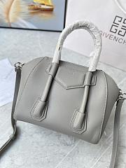 	 Bagsaaa Givenchy Antigona Lock Tote Bag Grey - 23*27*13cm - 4