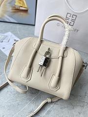 	 Bagsaaa Givenchy Antigona Lock Tote Bag Cream - 23*27*13cm - 3