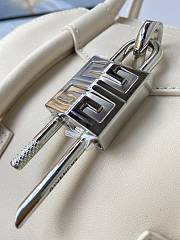 	 Bagsaaa Givenchy Antigona Lock Tote Bag Cream - 23*27*13cm - 2