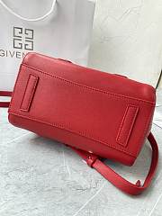 	 Bagsaaa Givenchy Antigona Lock Tote Bag Red - 23*27*13cm - 4