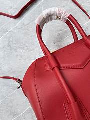 	 Bagsaaa Givenchy Antigona Lock Tote Bag Red - 23*27*13cm - 2