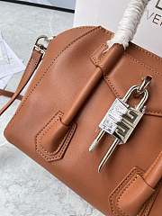 	 Bagsaaa Givenchy Antigona Lock Tote Bag Brown - 23*27*13cm - 6