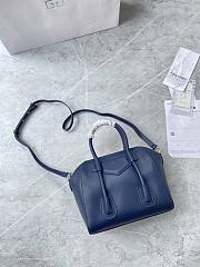 	 Bagsaaa Givenchy Antigona Lock Tote Bag Blue - 23*27*13cm - 5