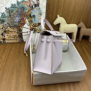 Bagsaaa Hermes Kelly 25cm Epsom Leather Pink With Gold Hardware - 3