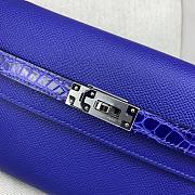 Bagsaaa Hermes Kelly Epsom Leather Blue - 4