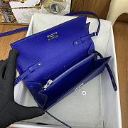 Bagsaaa Hermes Kelly Epsom Leather Blue - 3