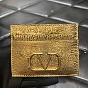 Bagsaaa Valentino VLogo Signature metallic cardholder - 1