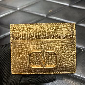 Bagsaaa Valentino VLogo Signature metallic cardholder