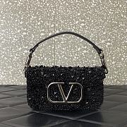 Bagsaaa Valentino Garavani Loco Small VLOGO Sequins Shoulder Bag - 19x10.5x5cm - 1