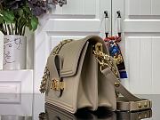 Bagsaaa Louis Vuitton Dauphine MM Epi Leather Poivre Brown - 25 x 17 x 10.5 cm - 5
