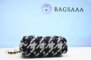 Bagsaaa Chanel 19 Bag Tweed Quilted Black and White 26cm - 5