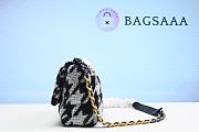 Bagsaaa Chanel 19 Bag Tweed Quilted Black and White 26cm - 4