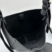Bagsaaa Burberry Black Chess Medium Grained-leather Shoulder Bag - 6