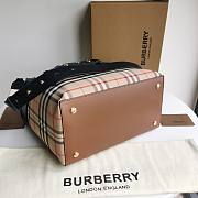 Bagsaaa Burberry Mini Vintage Check Triple Stud Belt Bag- Archive Beige - 36 x 15.5 x 23cm - 4