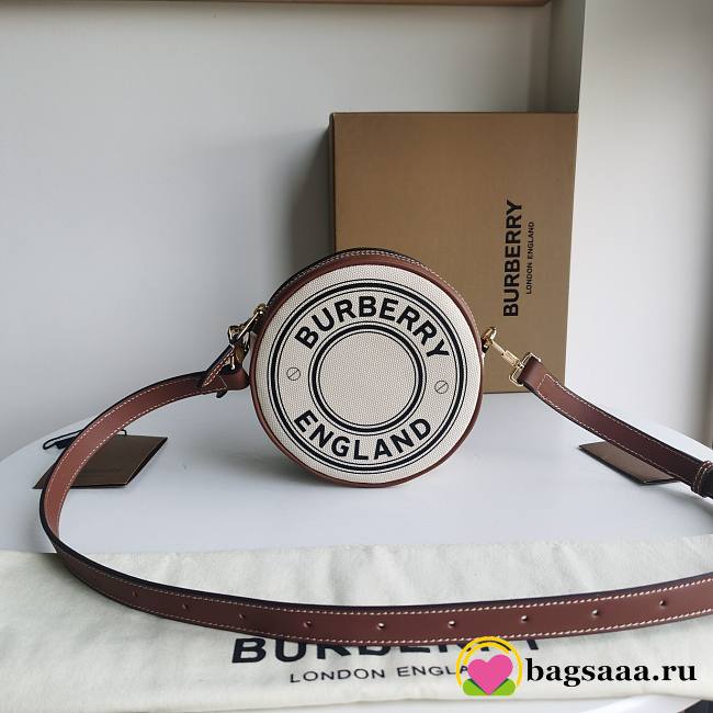 Bagsaaa Burberry Bag Logo Graphic Canvas And Leather Louise - 17 x 7 x 17cm   - 1
