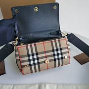 Bagsaaa BURBERRY Wo Hackberry Vintage Check Crossbody Bag Beige - 18 x 8 x 12cm - 2