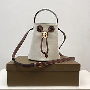 Bagsaaa Burberry Mini Drawstring Bucket Bag - 16.5 x 11 x 18.5cm - 1