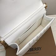	 Bagsaaa Burberry Lola Shoulder White Bag - 20 x 5 x 12cm - 3