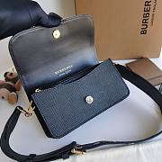 Bagsaaa Burberry House Check Bridle shoulder bag black- 19×13.5×5ccm - 3