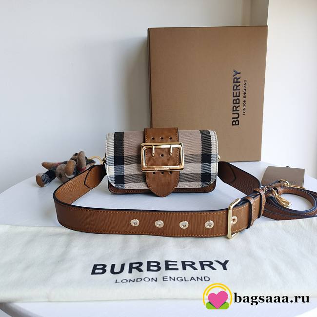 	 Bagsaaa Burberry House Check Bridle shoulder bag brown - 19×13.5×5ccm - 1