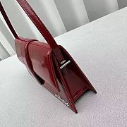 Bagsaaa Jacquemus Le Bambino Long Shoulder Bag in Red Patent Leather - 6
