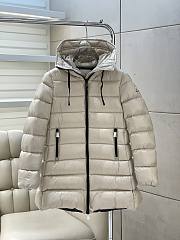 Bagsaaa Moncler Long Down White Jacket - 1