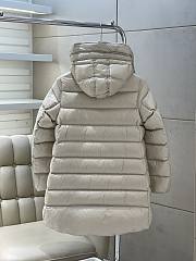 Bagsaaa Moncler Long Down White Jacket - 2