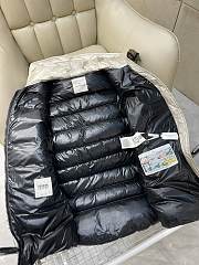 Bagsaaa Moncler Long Down White Jacket - 4