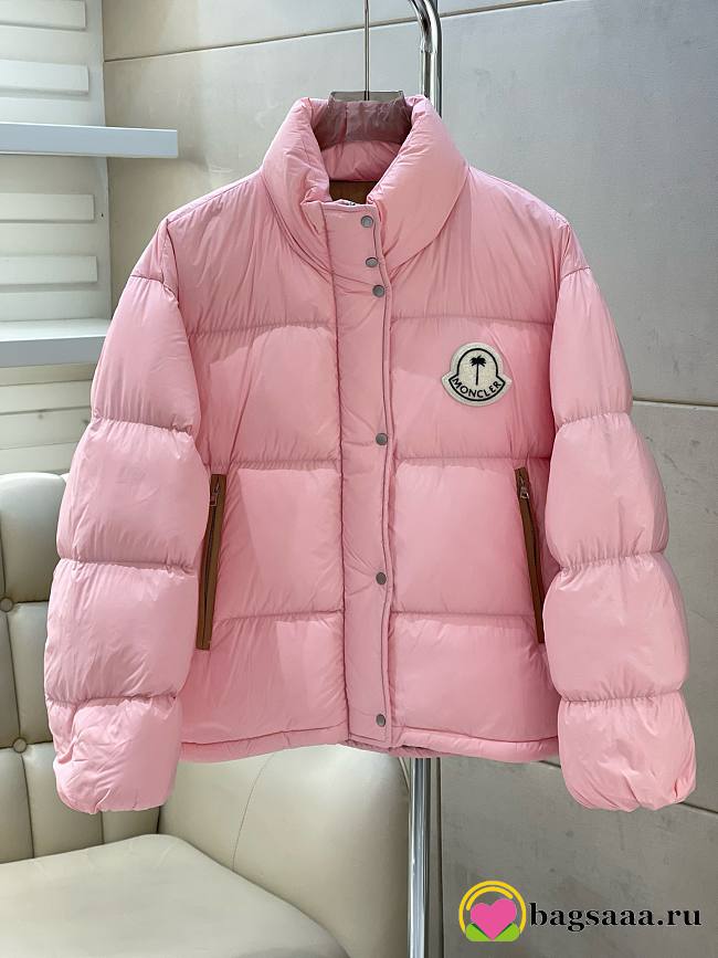 	 Bagsaaa Moncler Short Down Light Pink Jacket - 1