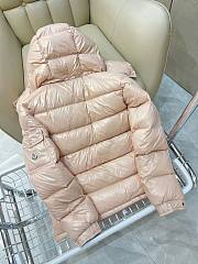 Bagsaaa Moncler Short Down Light Beige Jacket With Detachable hood - 3