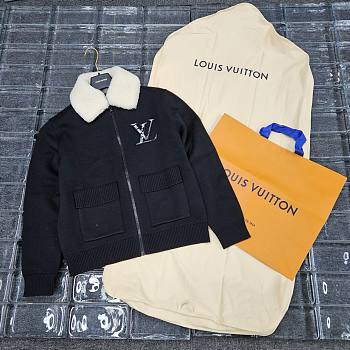 Bagsaaa Louis Vuitton Wool Blouson With Removable Shearling Polar 